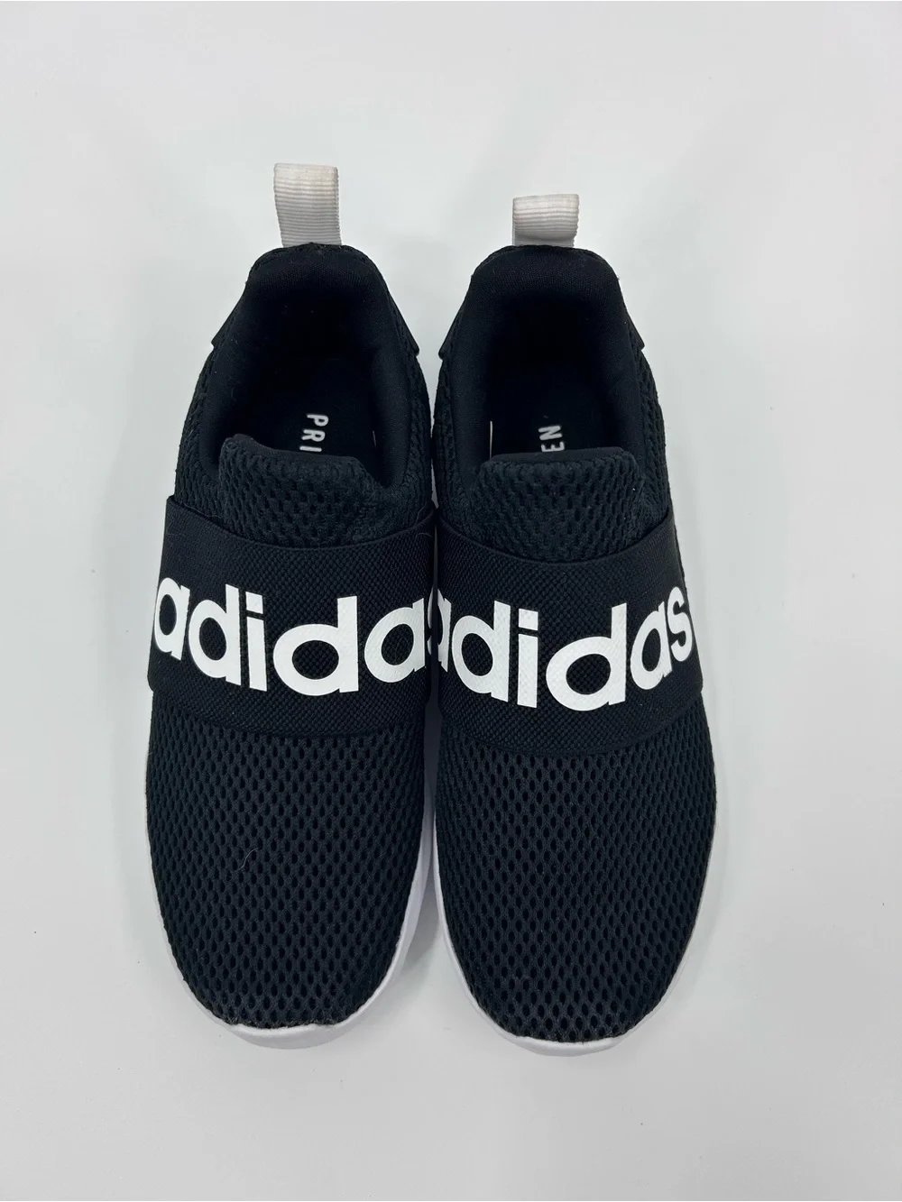 Adidas Kids Black Slip-On Athletic Shoes Youth Size 1
